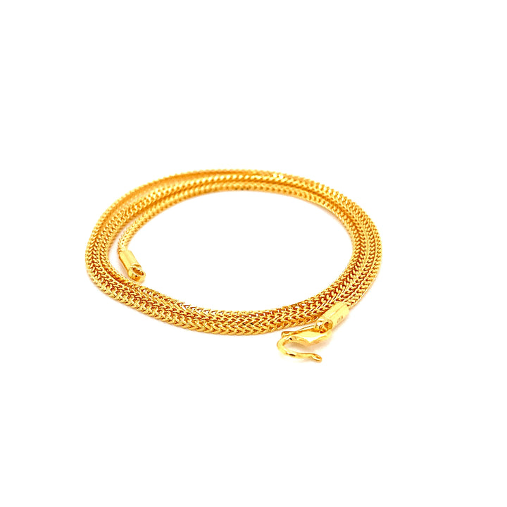 22K YG Box Chain-1pc