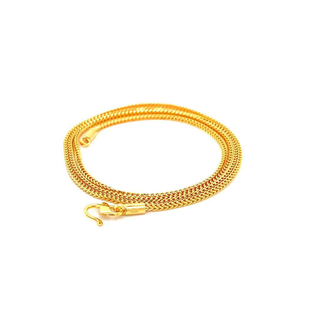 22K YG Box Chain-1pc