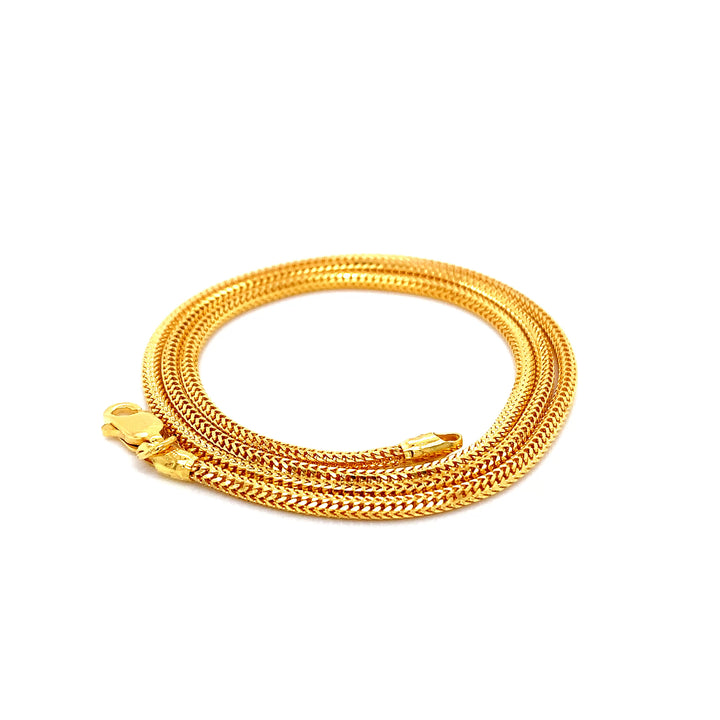 22K YG Box Chain-1pc