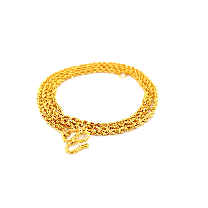 24K YG Fancy Chain-1pc