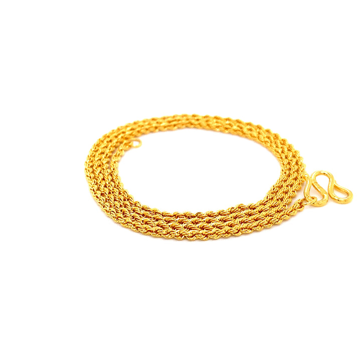 24K YG Fancy Chain-1pc