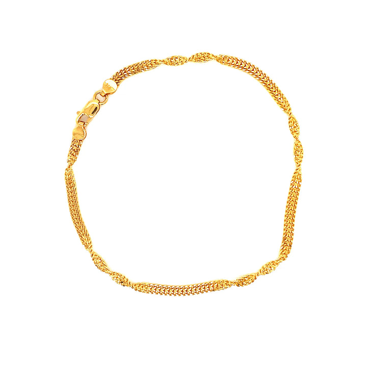22K YG Fancy Bracelet-1pc
