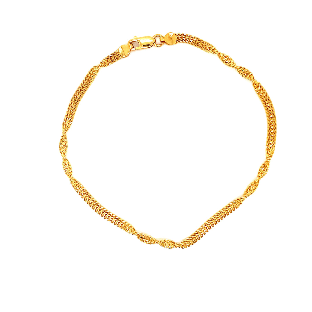 22K YG Fancy Bracelet-1pc