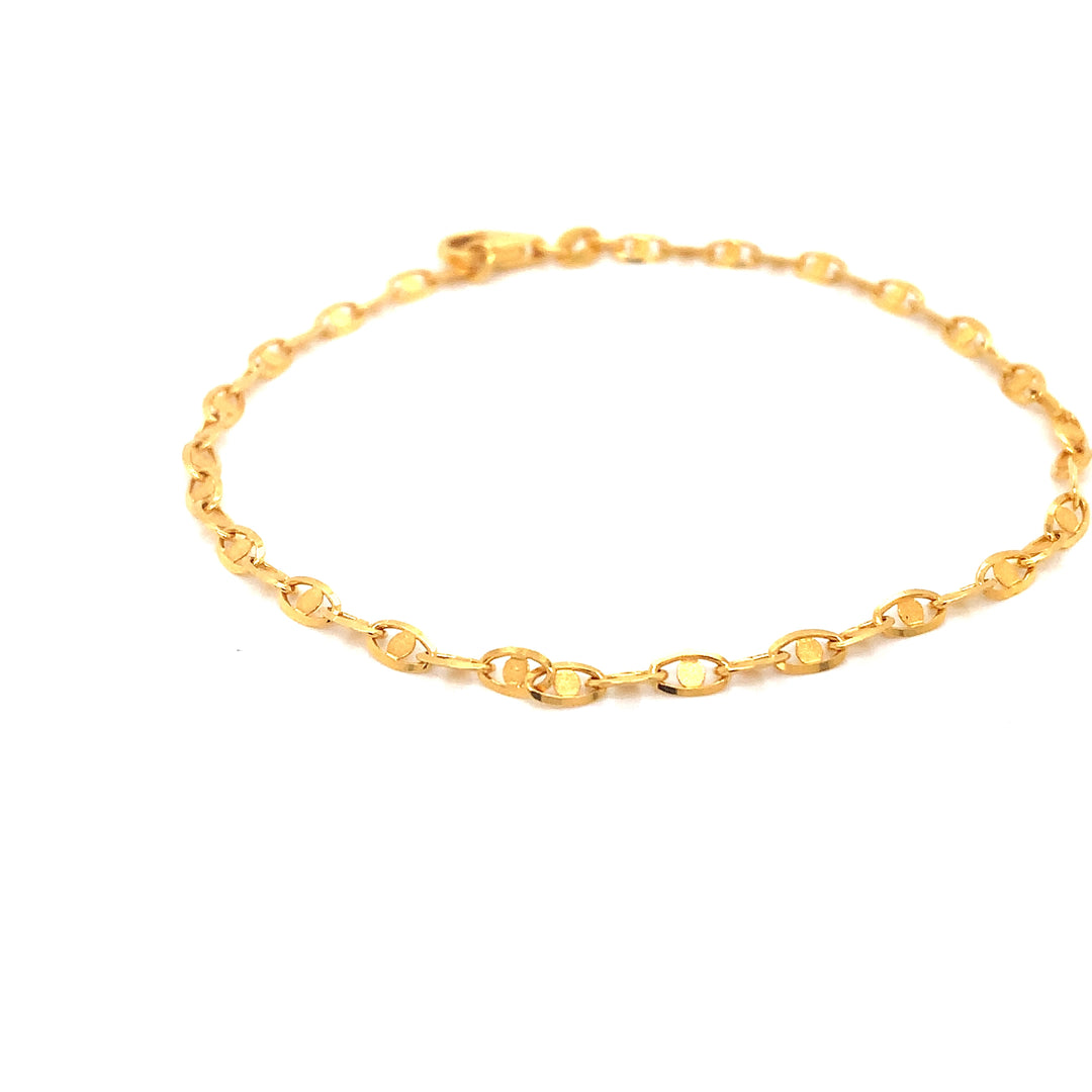 22K YG Fancy Bracelet-1pc