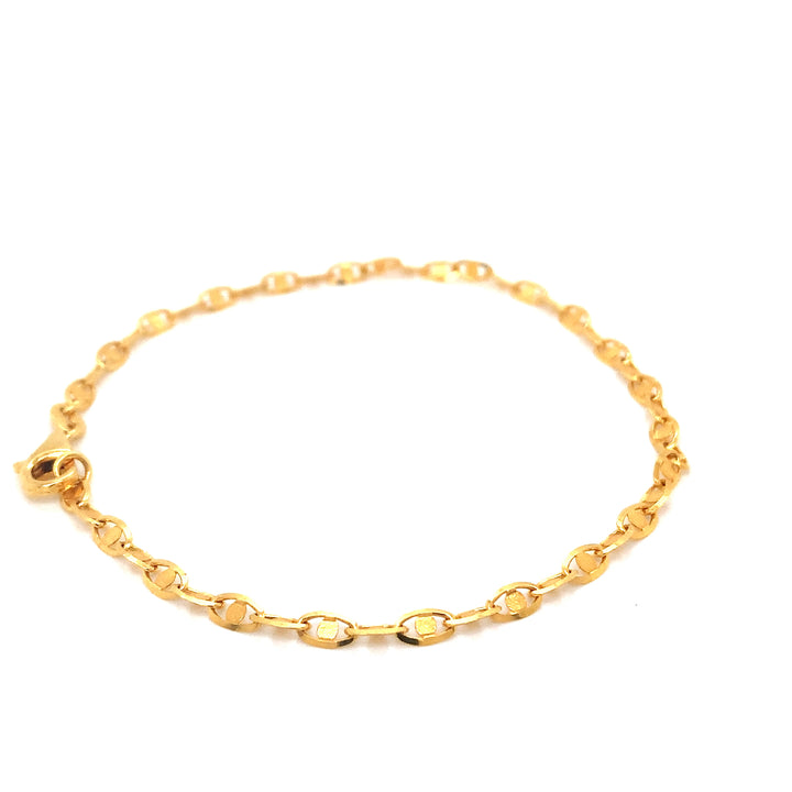 22K YG Fancy Bracelet-1pc