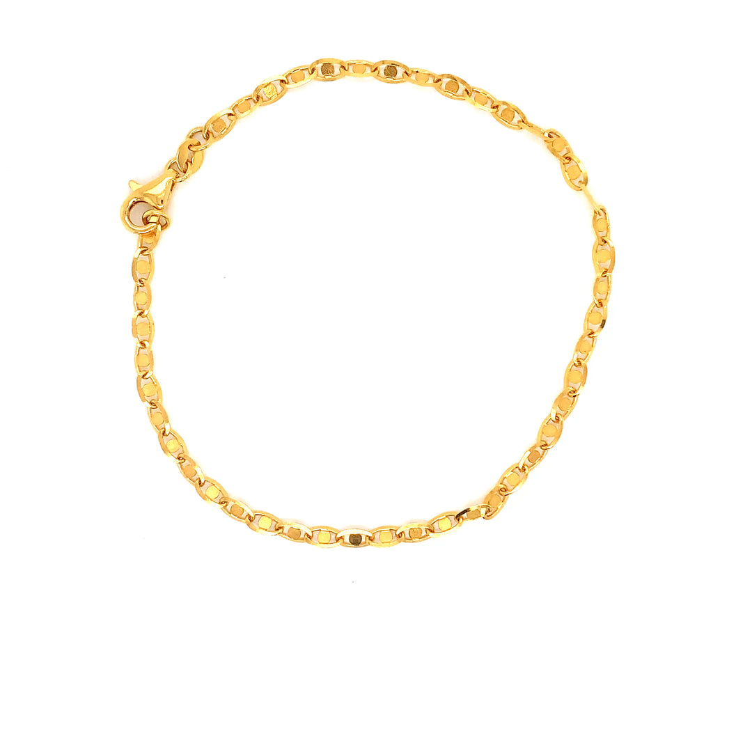 22K YG Fancy Bracelet-1pc