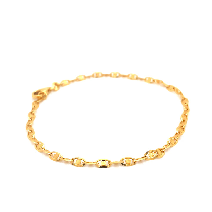 22K YG Fancy Bracelet-1pc