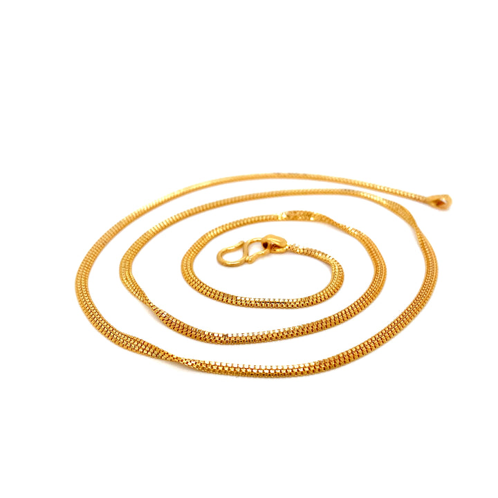 22K YG Box Cutting Chain-1pc