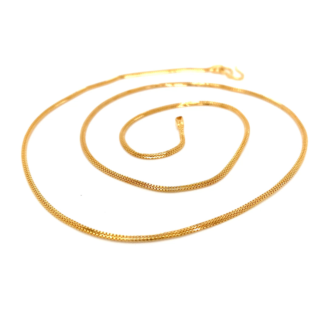 22K YG Box Cutting Chain-1pc