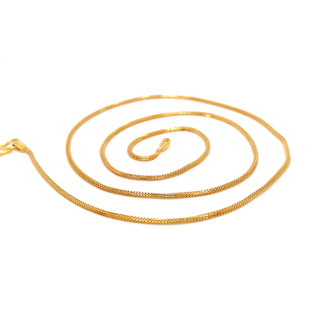 22K YG Box Cutting Chain-1pc