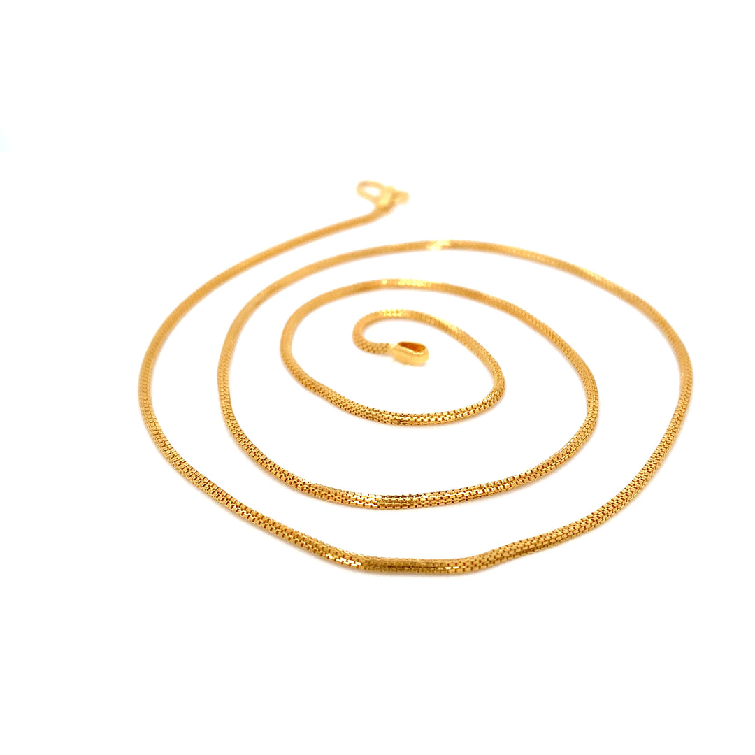 22K YG Box Cutting Chain-1pc