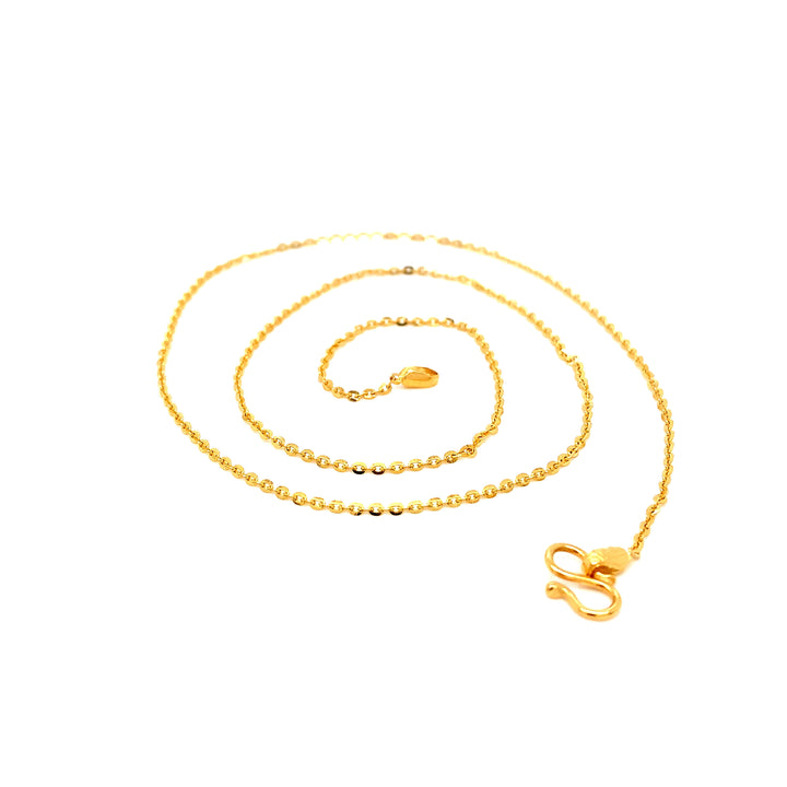 22K YG Fancy Chain-1pc