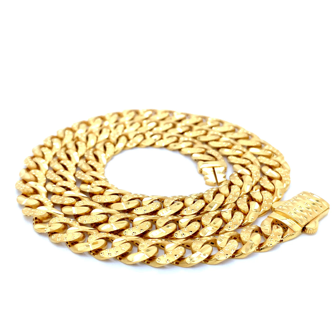 22K YG Cuban Chain-1pc