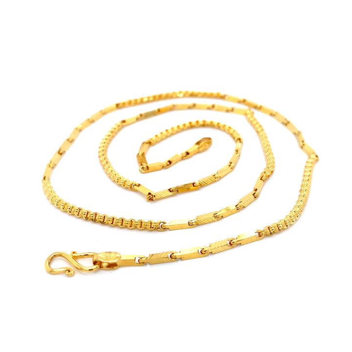 22K YG Fancy Necklace-1pc