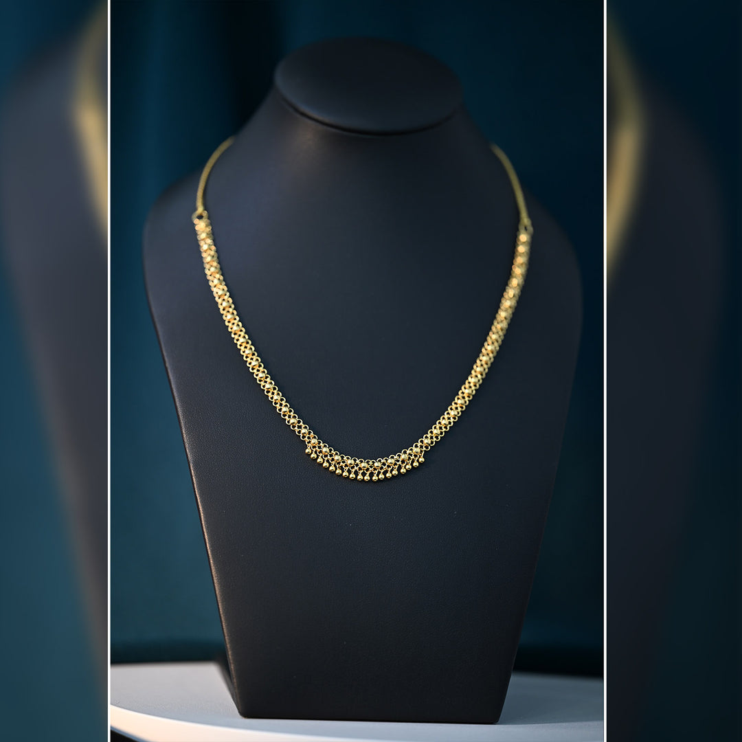 22K YG Choker Necklace-1pc