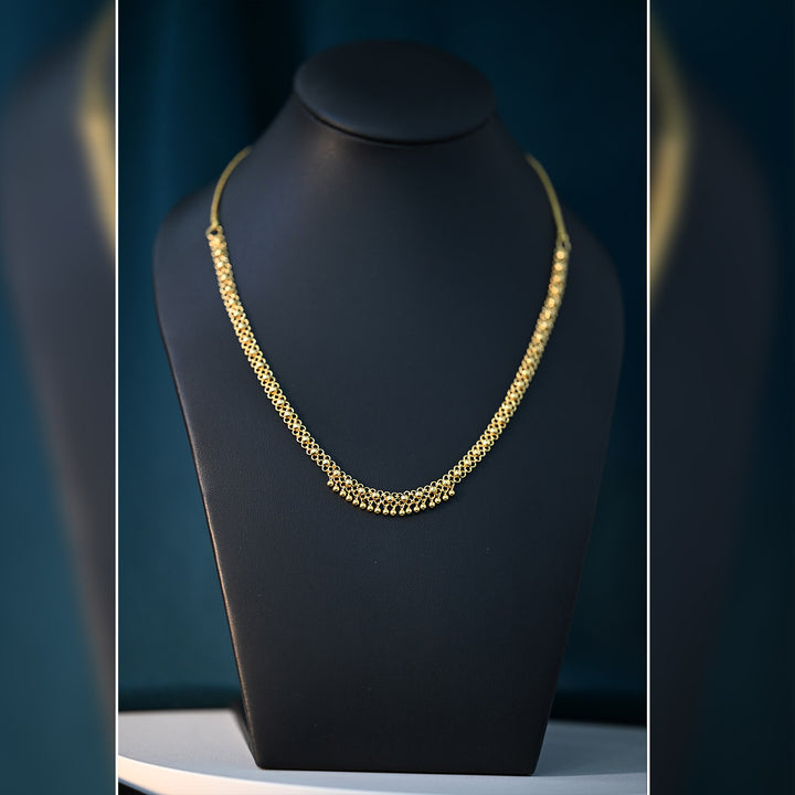 22K YG Choker Necklace-1pc