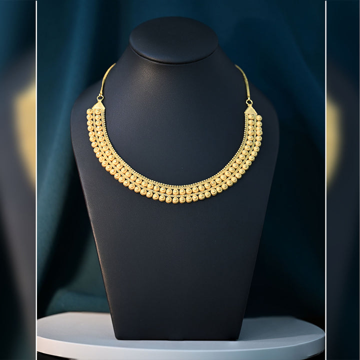 22K YG Choker Necklace-1pc