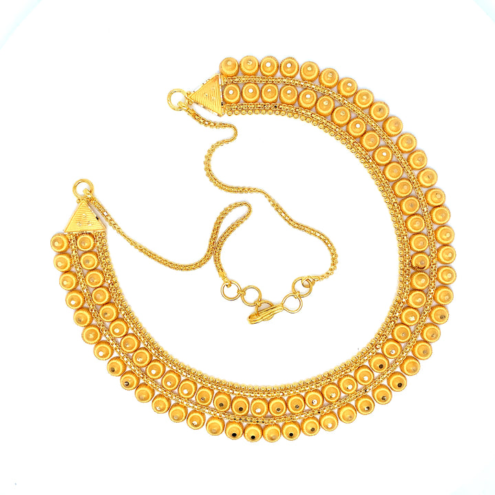 22K YG Choker Necklace-1pc
