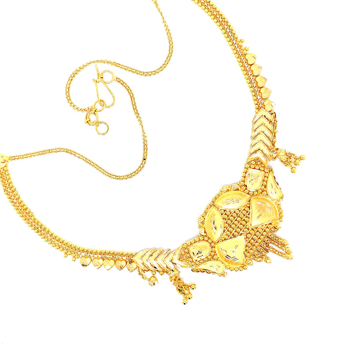 22K YG Choker Necklace-1pc