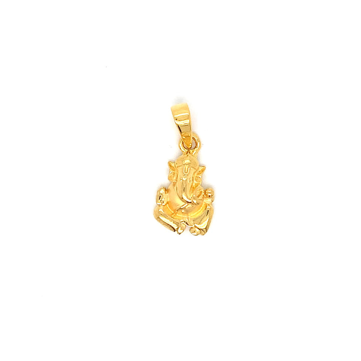 22K YG Ganesh Pendant-1pc