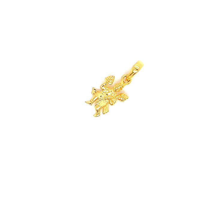 22K YG Hanuman Pendant-1pc
