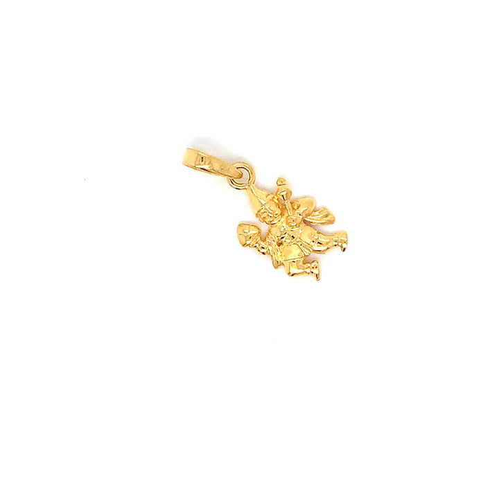 22K YG Hanuman Pendant-1pc