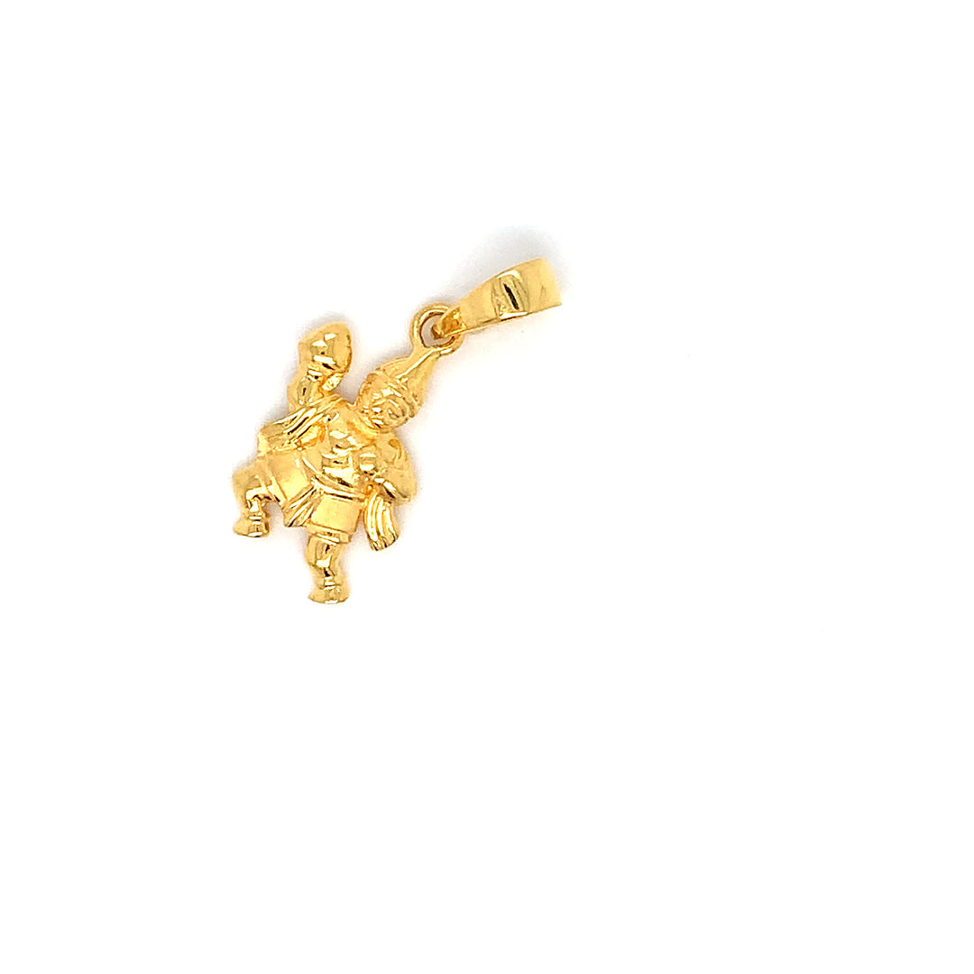 22K YG Hanuman Pendant-1pc