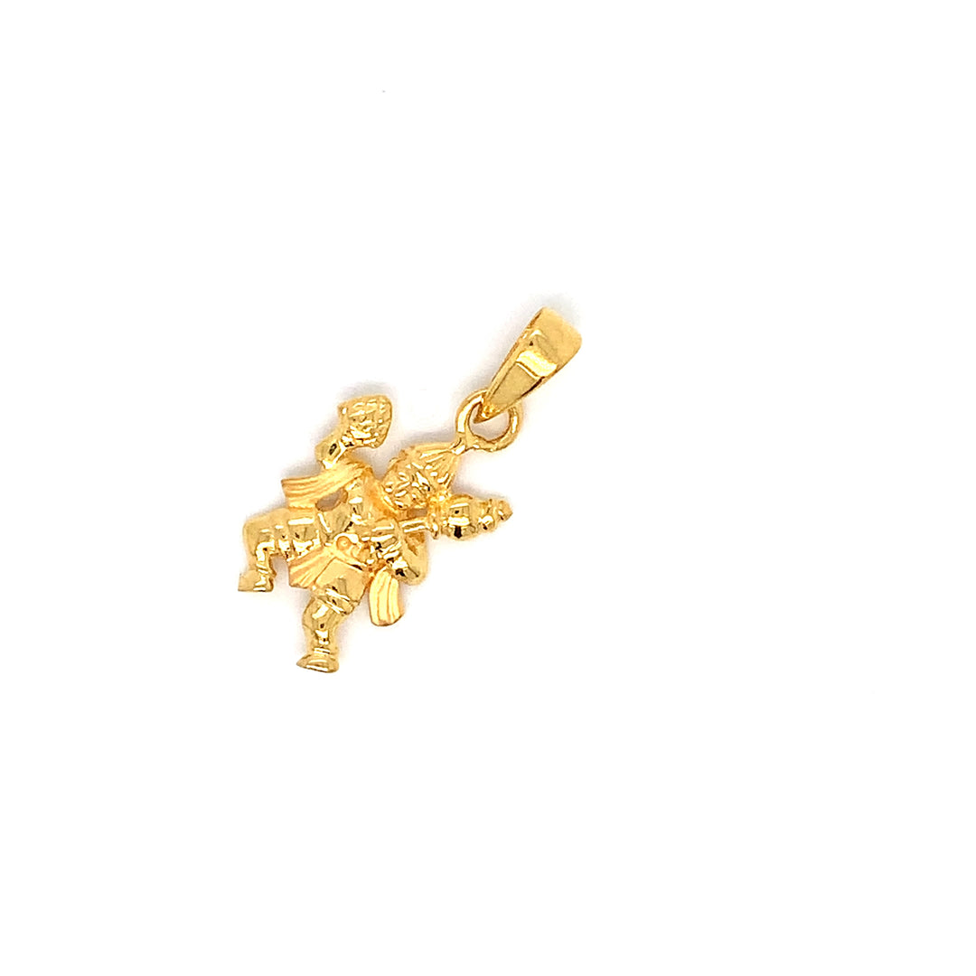 22K YG Hanuman Pendant-1pc