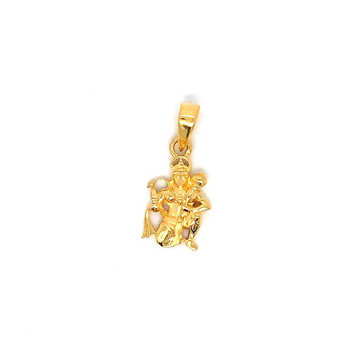 22K YG Hanuman Pendant-1pc