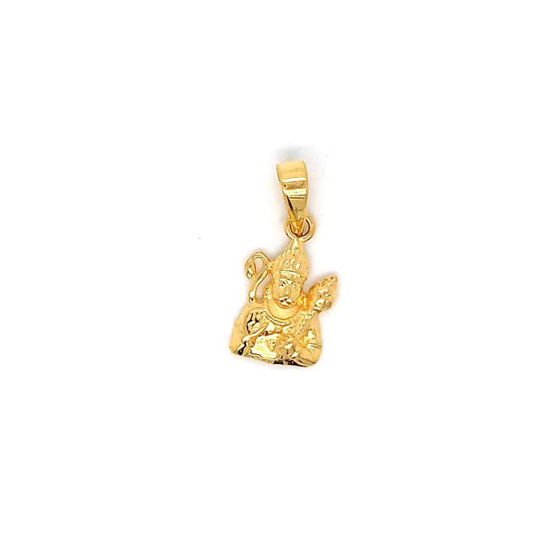 22K YG Hanuman Pendant-1pc