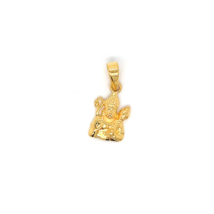 22K YG Hanuman Pendant-1pc