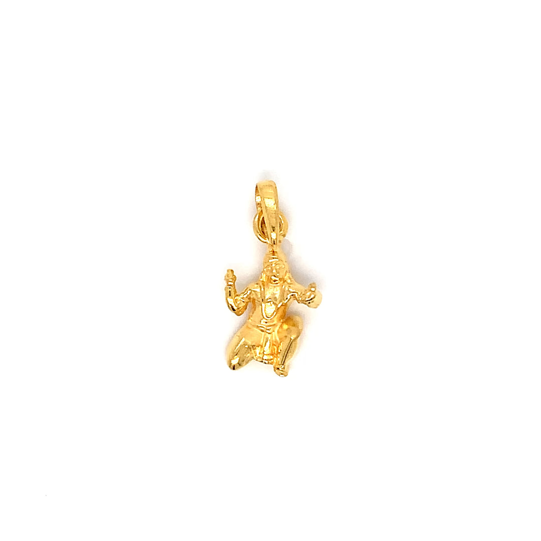 22K YG Hanuman Pendant-1pc