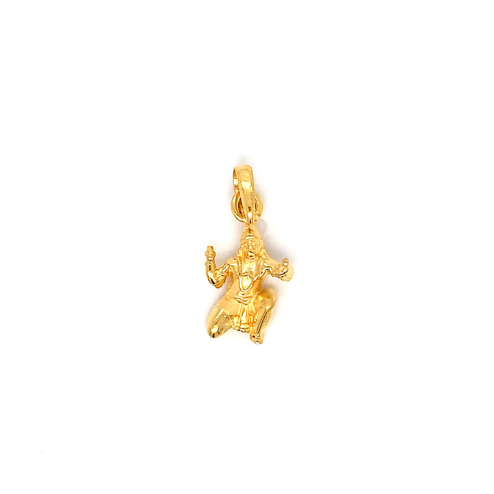 22K YG Hanuman Pendant-1pc