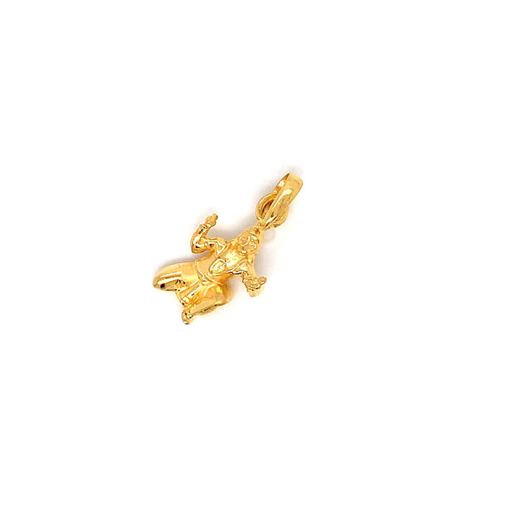 22K YG Hanuman Pendant-1pc