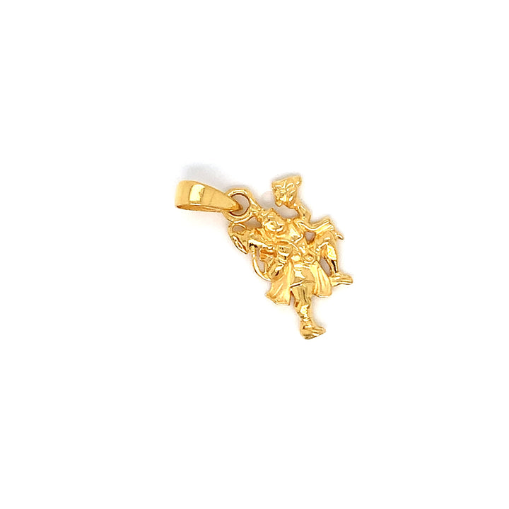 22K YG Hanuman Pendant-1pc