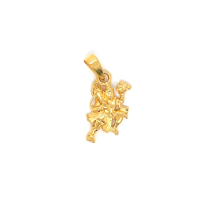 22K YG Hanuman Pendant-1pc