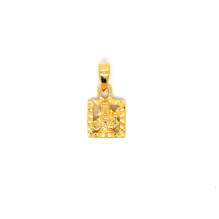 22K YG Hanuman Pendant-1pc