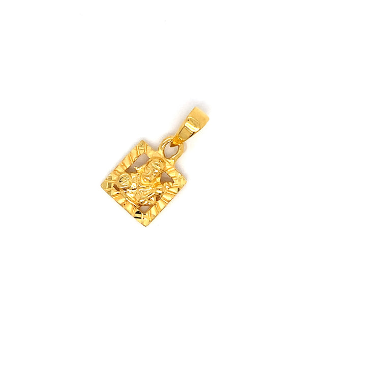 22K YG Hanuman Pendant-1pc