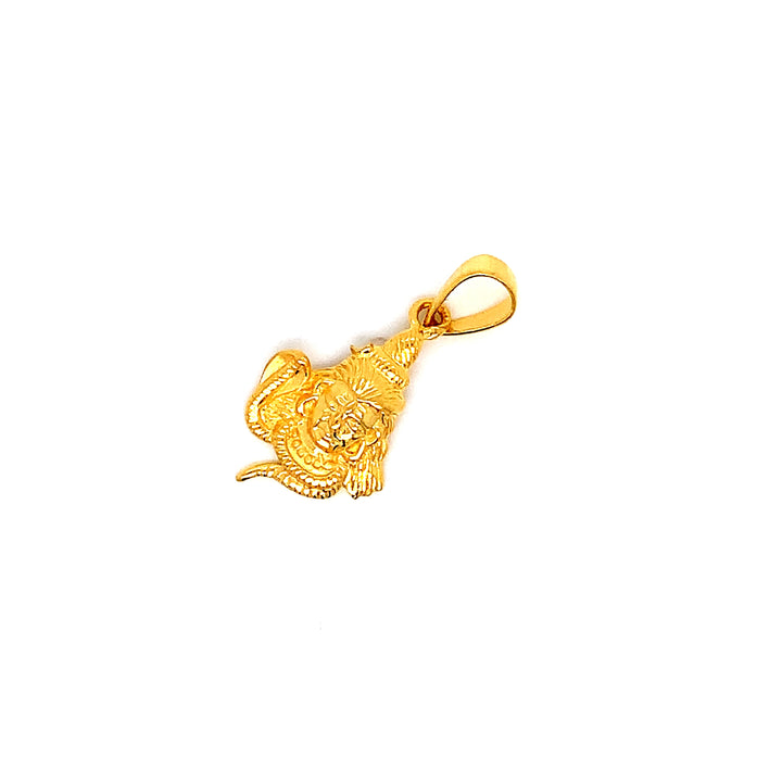22K YG Shiva Pendant-1pc