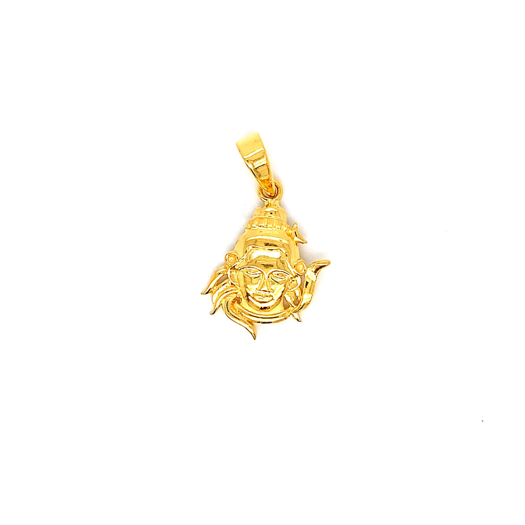 22K YG Shiva Pendant-1pc