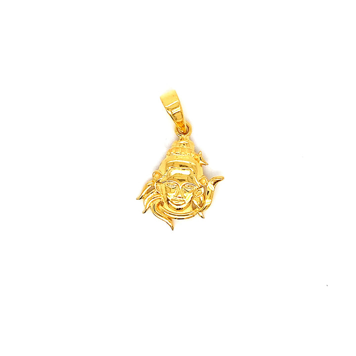 22K YG Shiva Pendant-1pc