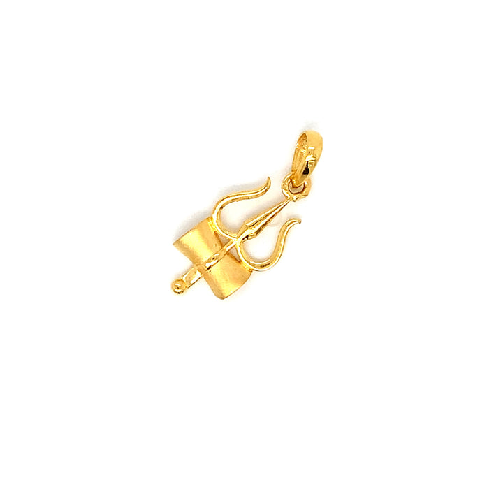 22K YG Trishul Pendant-1pc