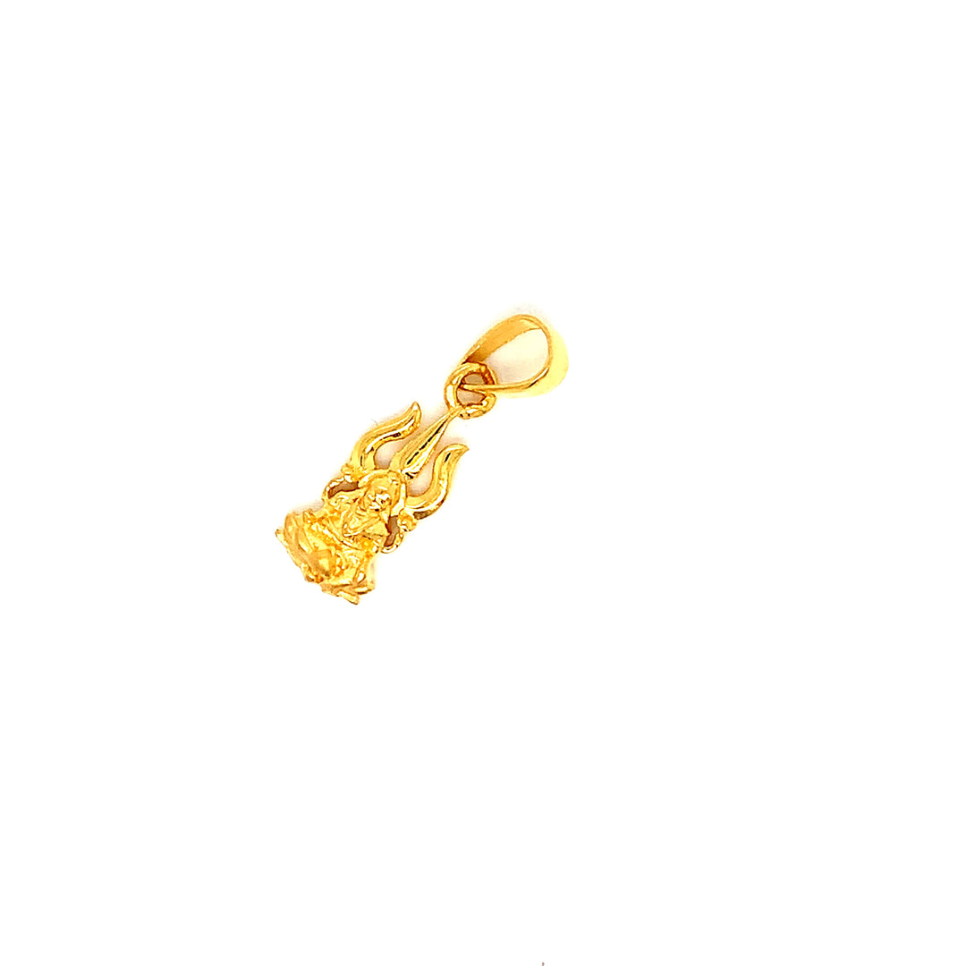 22K YG Trishul Pendant-1pc