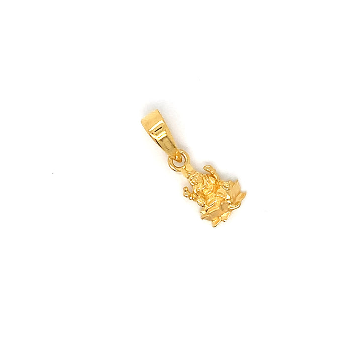 22K YG Laxmi Pendant-1pc