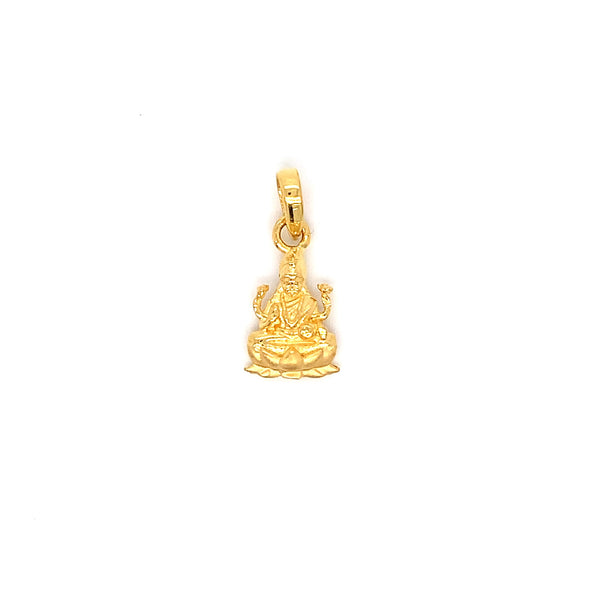 22K YG Laxmi Pendant-1pc