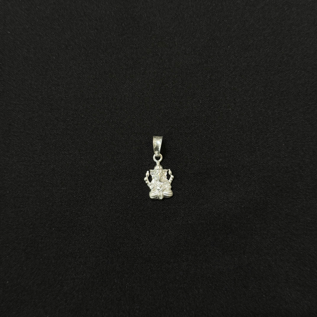 Silver Ganesh Pendant-1pc