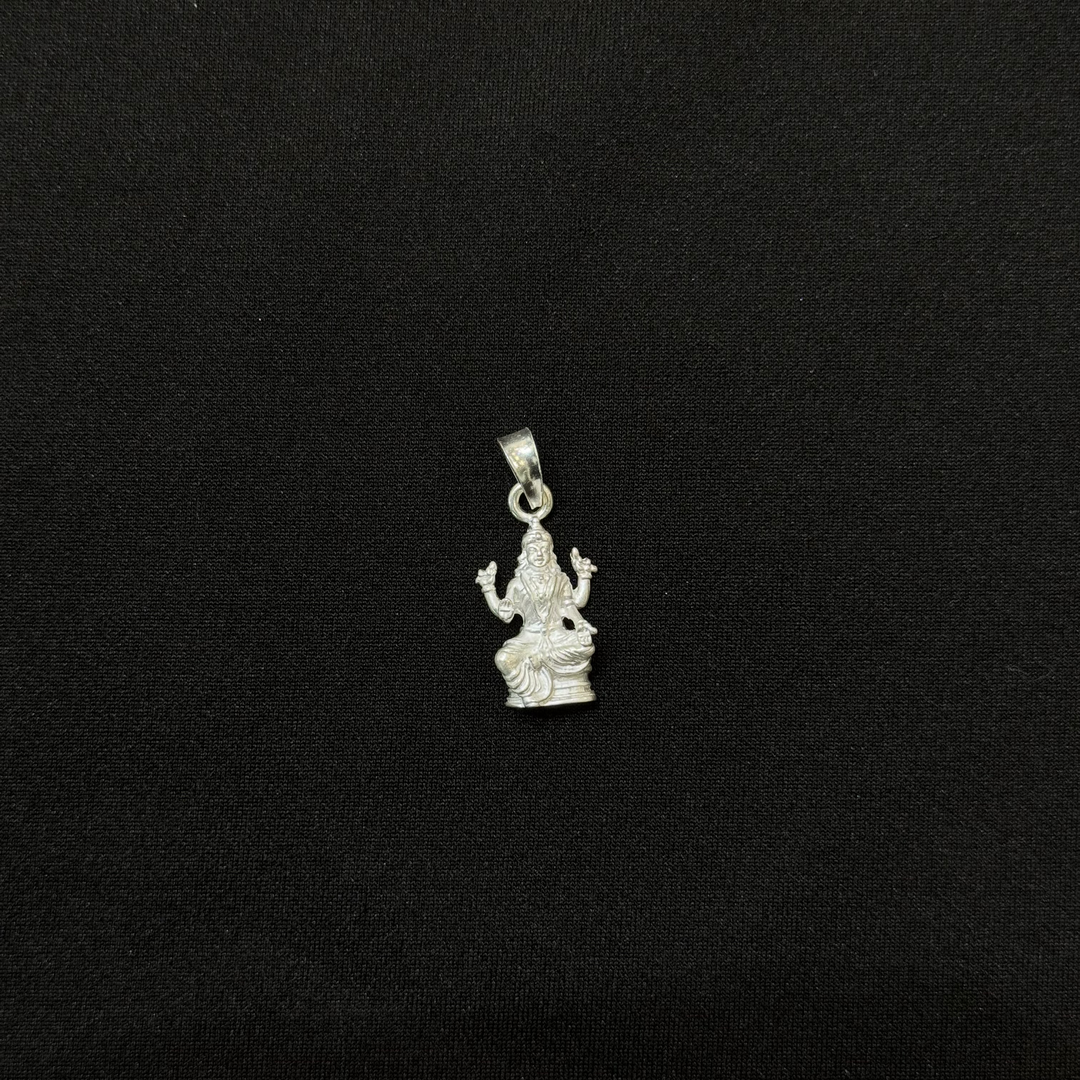 Silver Laxmi Pendant-1pc