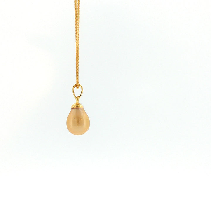18k YG Pendant 9.94*13.07mm Golden South Sea Pearl