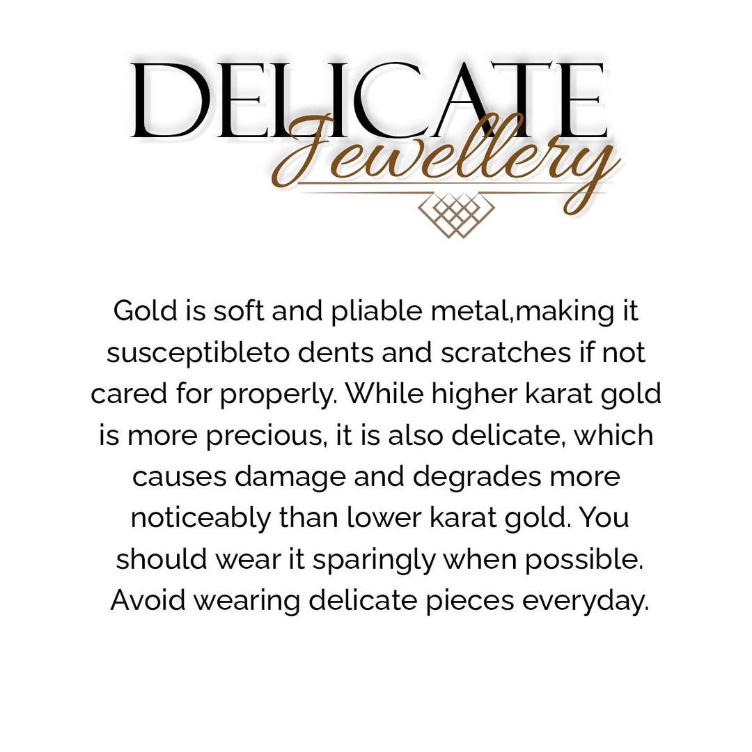 22K YG Double Layer Necklace-1pc