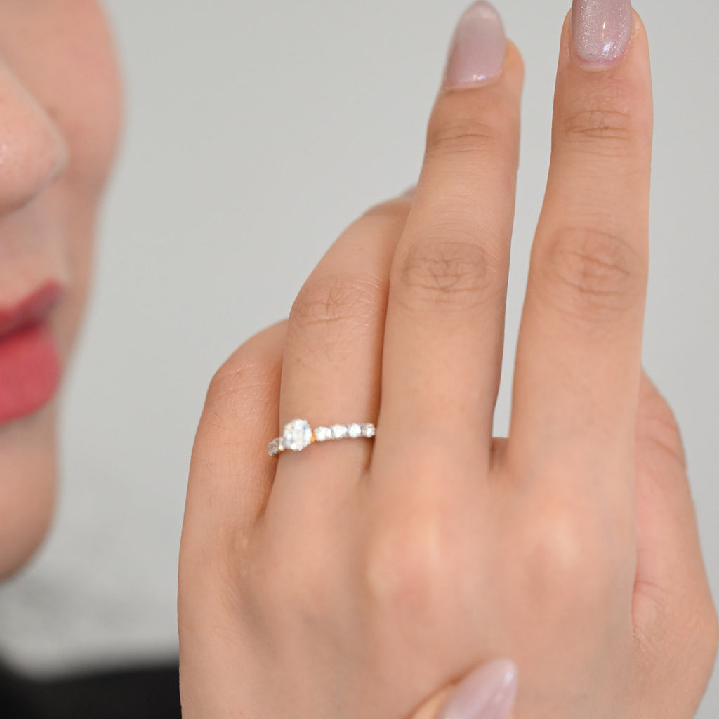 Diamond rings will complement outfits across all styles.